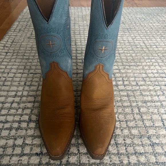 Sterling River Cowboy Leather Boots 8 - Picture 2 of 4